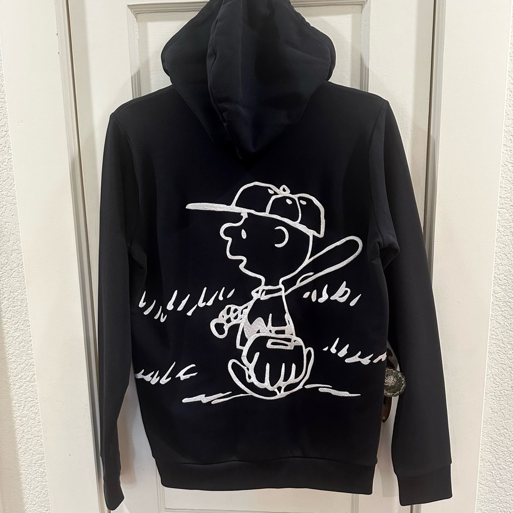 Iceberg Peanuts Charlie Brown Zip-up Hoodie, Men’s Large